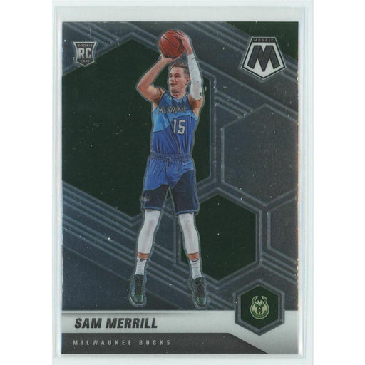 2020-21 Panini Mosaic Basketball #240 Sam Merrill RC Milwaukee Bucks - Collectible Craze America