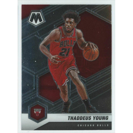 2020-21 Panini Mosaic Basketball #35 Thaddeus Young Chicago Bulls - Collectible Craze America