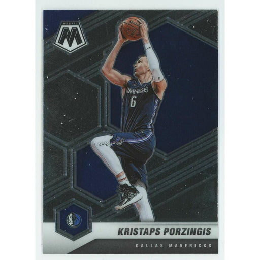 2020-21 Panini Mosaic Basketball #74 Kristaps Porzingis Dallas Mavericks - Collectible Craze America