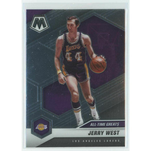 2020-21 Panini Mosaic Basketball All-Time Greats #293 Jerry West Los Angeles - Collectible Craze America