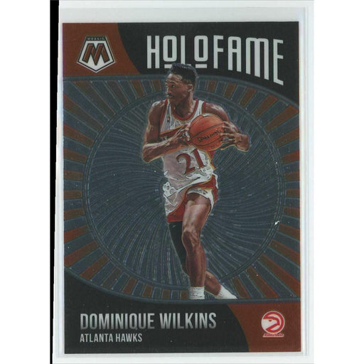 2020-21 Panini Mosaic Basketball Holofame #19 Dominique Wilkins Atlanta Hawks - Collectible Craze America