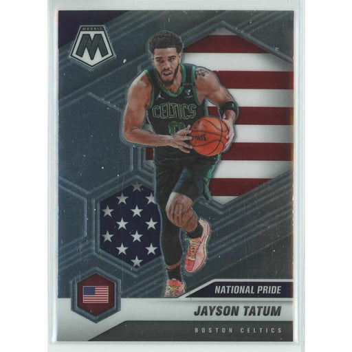 2020-21 Panini Mosaic Basketball National Pride #254 Jayson Tatum Boston Celtics - Collectible Craze America