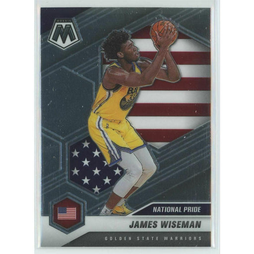 2020-21 Panini Mosaic Basketball National Pride #260 James Wiseman Golden State - Collectible Craze America