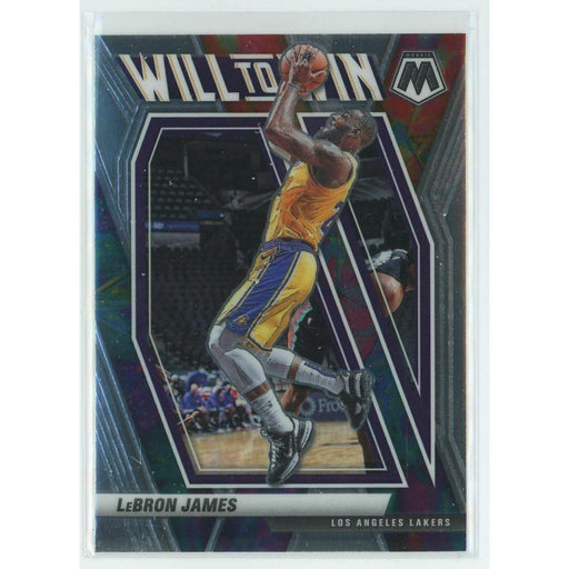 2020-21 Panini Mosaic Basketball Will To Win #10 LeBron James Los Angeles Lakers - Collectible Craze America