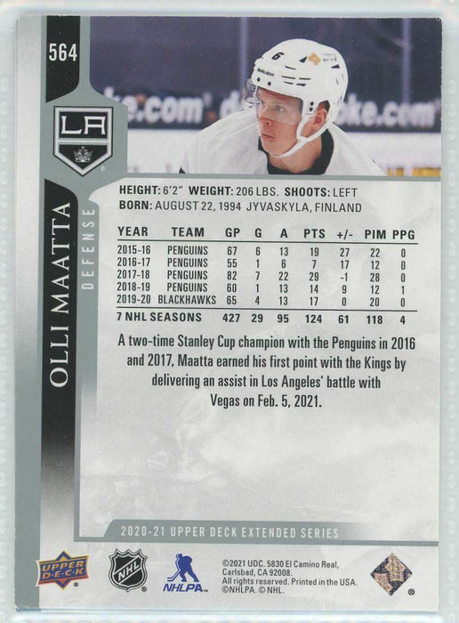 2020-21 Upper Deck #564 Olli Maatta Los Angeles Kings - Collectible Craze America