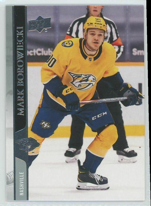 2020-21 Upper Deck #576 Mark Borowiecki Nashville Predators - Collectible Craze America