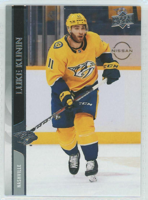 2020-21 Upper Deck #579 Luke Kunin Nashville Predators - Collectible Craze America