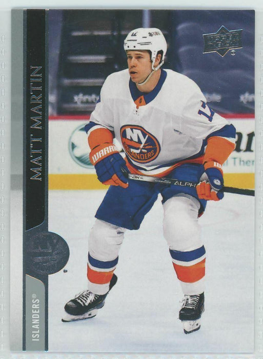 2020-21 Upper Deck #589 Matt Martin New York Islanders - Collectible Craze America