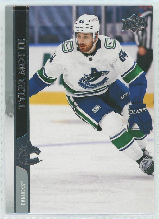 2020-21 Upper Deck #636 Tyler Motte Vancouver Canucks - Collectible Craze America