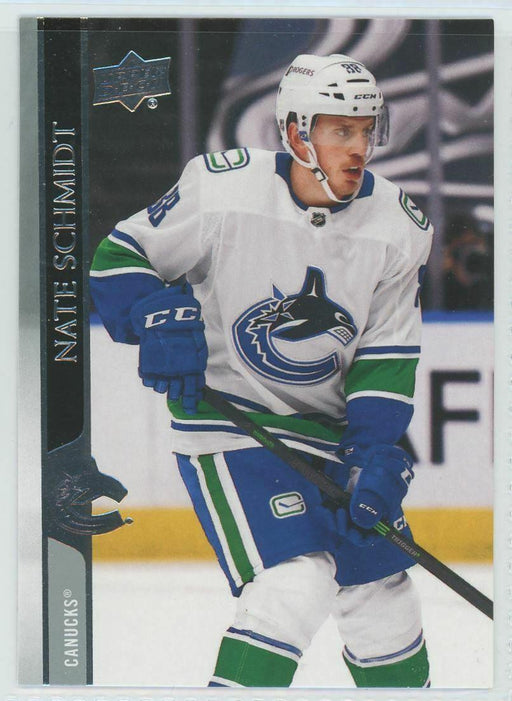 2020-21 Upper Deck #637 Nate Schmidt Vancouver Canucks - Collectible Craze America