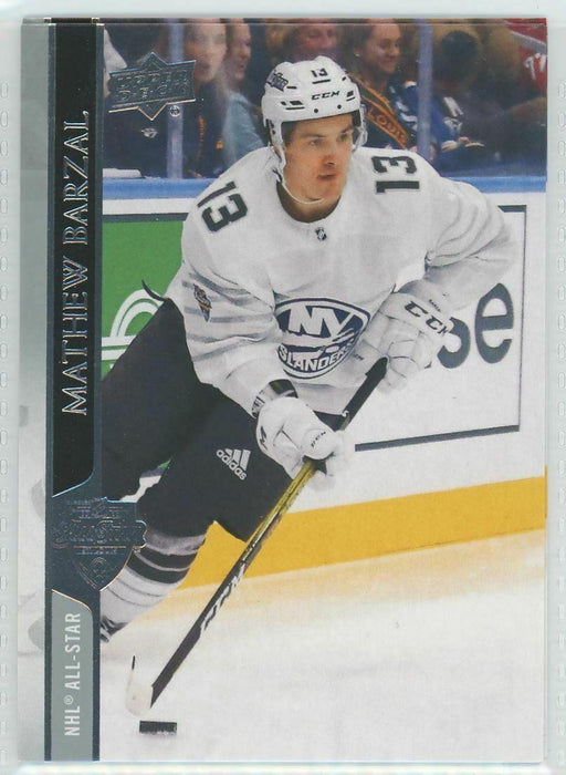 2020-21 Upper Deck #666 Mathew Barzal New York Islanders - Collectible Craze America