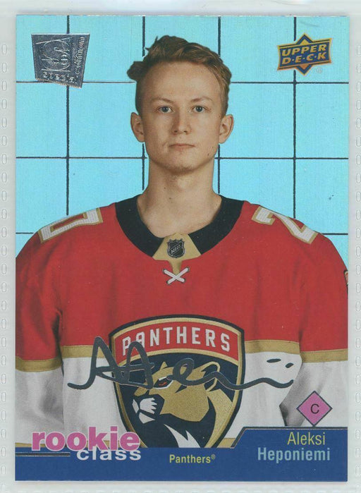 2020-21 Upper Deck #RC-2 Aleksi Heponiemi RC Florida Panthers - Collectible Craze America