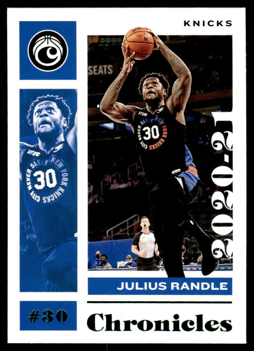 Julius Randle 2020 Panini Chronicles Basketball Green Front of Card