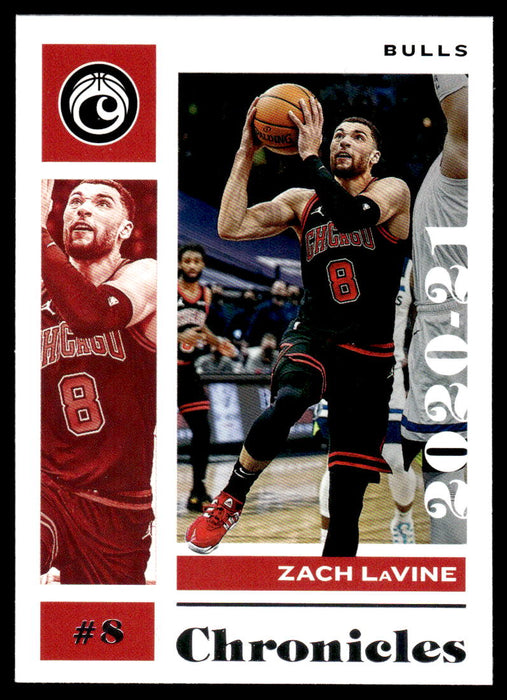 Zach LaVine 2020 Panini Chronicles Basketball Chronicles Front of Card