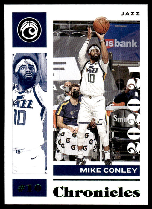 Mike Conley 2020 Panini Chronicles Basketball Green Front of Card