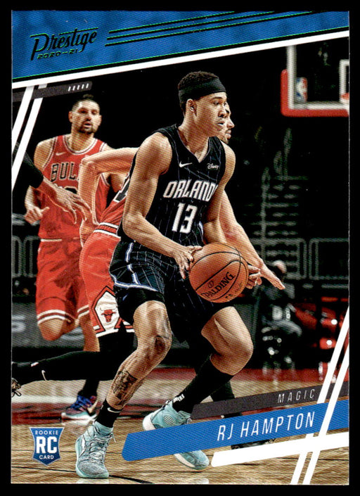 RJ Hampton 2020 Panini Chronicles Basketball Green Prestige Front of Card