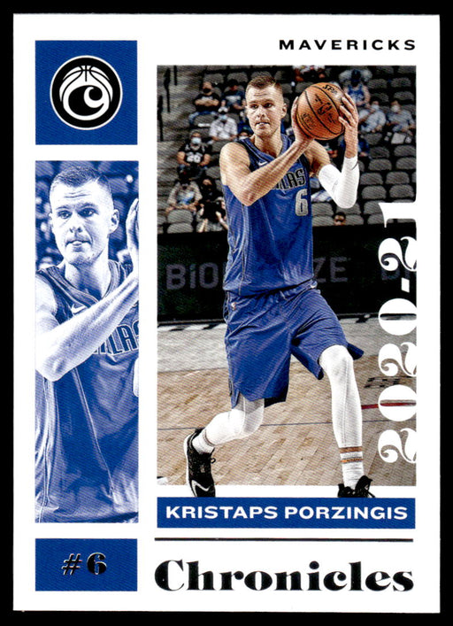 Kristaps Porzingis 2020 Panini Chronicles Basketball Chronicles Front of Card