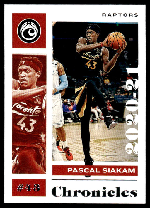 Pascal Siakam 2020 Panini Chronicles Basketball Chronicles Front of Card