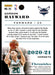 Gordon Hayward 2020 Panini Chronicles Basketball Chronicles Back of Card