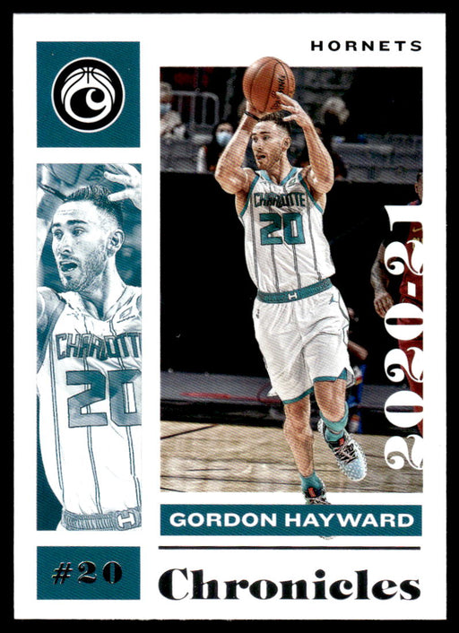 Gordon Hayward 2020 Panini Chronicles Basketball Chronicles Front of Card