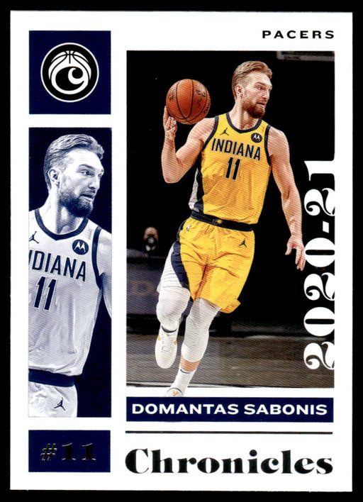 Domantas Sabonis 2020 Panini Chronicles Basketball Chronicles Front of Card