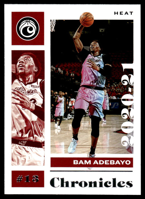 Bam Adebayo 2020 Panini Chronicles Basketball Chronicles Front of Card