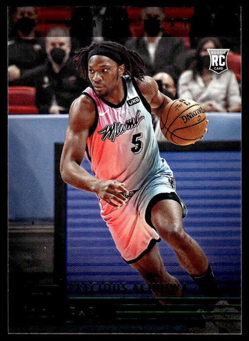 Precious Achiuwa 2020 Panini Chronicles Basketball Green Panini Front of Card