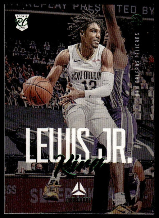 Kira Lewis Jr. 2020 Panini Chronicles Basketball Green Luminance Front of Card