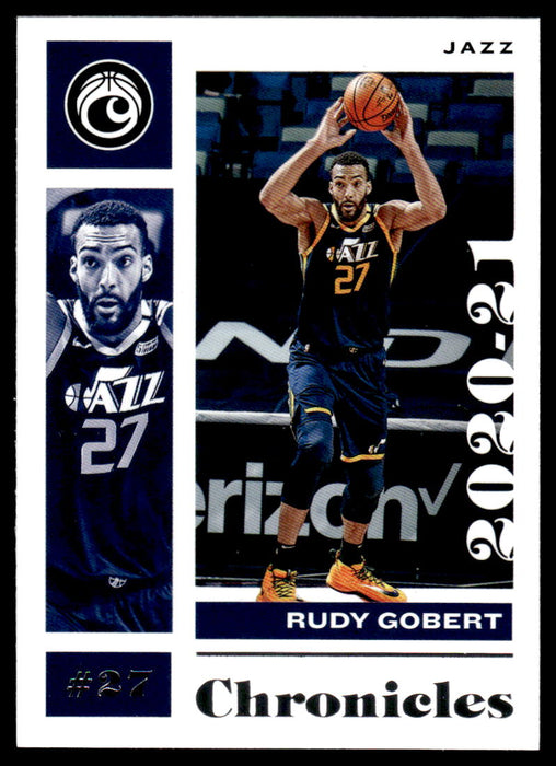 Rudy Gobert 2020 Panini Chronicles Basketball Chronicles Front of Card