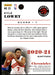 Kyle Lowry 2020 Panini Chronicles Basketball Chronicles Back of Card