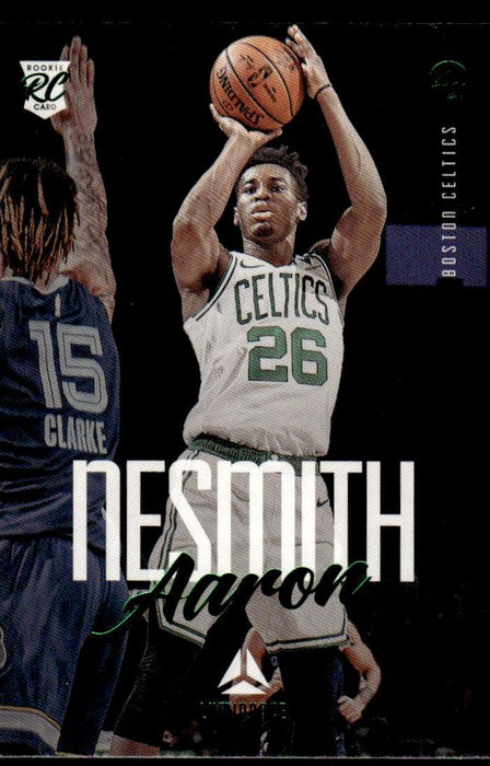 Aaron Nesmith 2020 Panini Chronicles Basketball Green Luminance Front of Card