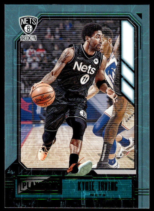 Kyrie Irving 2020 Panini Chronicles Basketball Green Playbook Front of Card