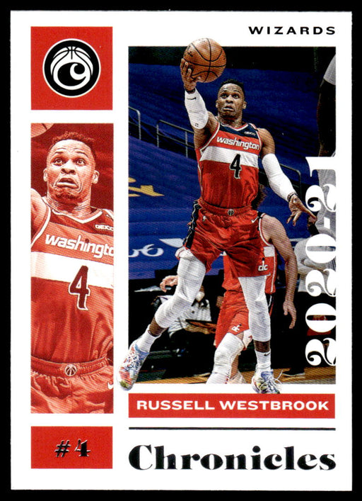 Russell Westbrook 2020 Panini Chronicles Basketball Chronicles Front of Card