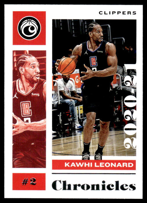 Kawhi Leonard 2020 Panini Chronicles Basketball Chronicles Front of Card