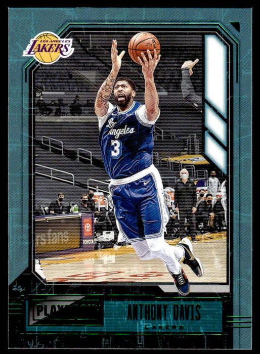 Anthony Davis 2020 Panini Chronicles Basketball Green Playbook Front of Card