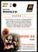 Devin Booker 2020 Panini Chronicles Basketball Chronicles Back of Card