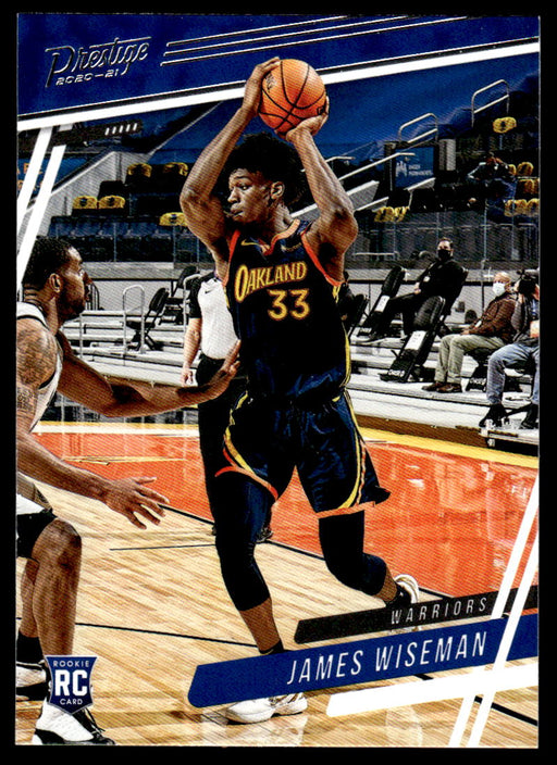 James Wiseman 2020 Panini Chronicles Basketball Prestige Front of Card