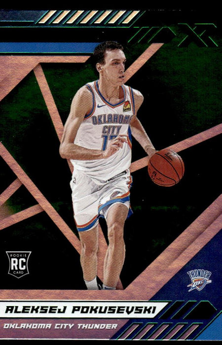 Aleksej Pokusevski 2020 Panini Chronicles Basketball Green XR Front of Card