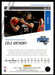 Cole Anthony 2020 Panini Chronicles Basketball Prestige Back of Card