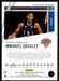 Immanuel Quickley 2020 Panini Chronicles Basketball Prestige Back of Card