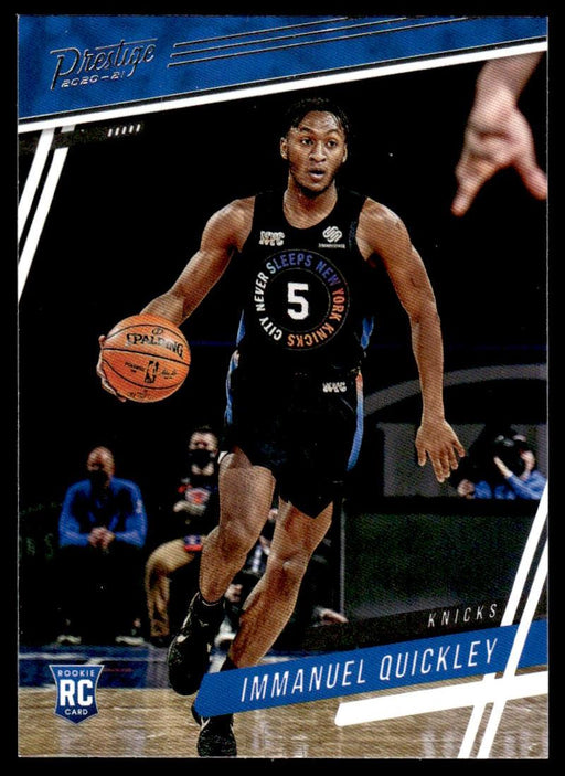 Immanuel Quickley 2020 Panini Chronicles Basketball Prestige Front of Card