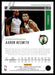 Aaron Nesmith 2020 Panini Chronicles Basketball Prestige Back of Card