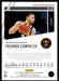 Facundo Campazzo 2020 Panini Chronicles Basketball Prestige Back of Card