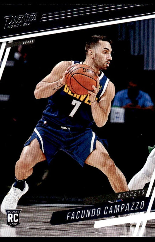 Facundo Campazzo 2020 Panini Chronicles Basketball Prestige Front of Card