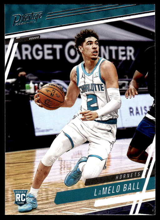 LaMelo Ball 2020 Panini Chronicles Basketball Prestige Front of Card