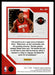 Jae'Sean Tate 2020 Panini Chronicles Basketball Threads Back of Card