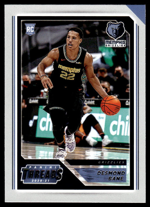 Desmond Bane 2020 Panini Chronicles Basketball Threads Front of Card