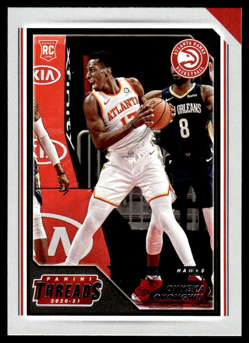 Onyeka Okongwu 2020 Panini Chronicles Basketball Threads Front of Card