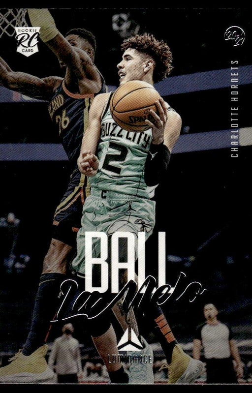 LaMelo Ball 2020 Panini Chronicles Basketball Luminance Front of Card