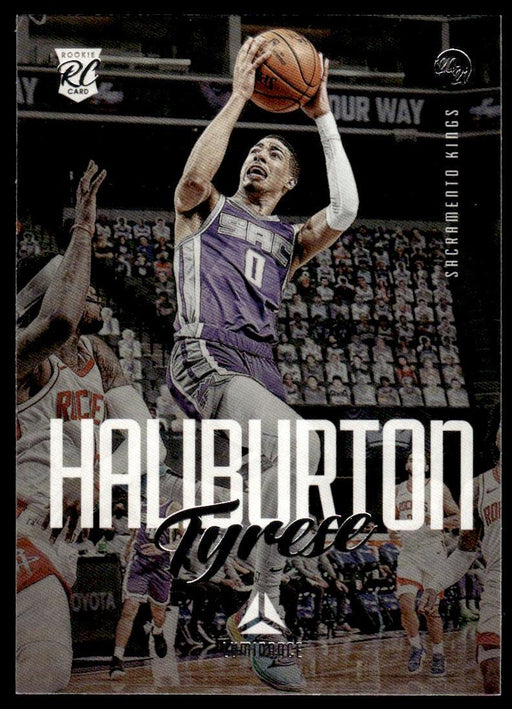 Tyrese Haliburton 2020 Panini Chronicles Basketball Luminance Front of Card